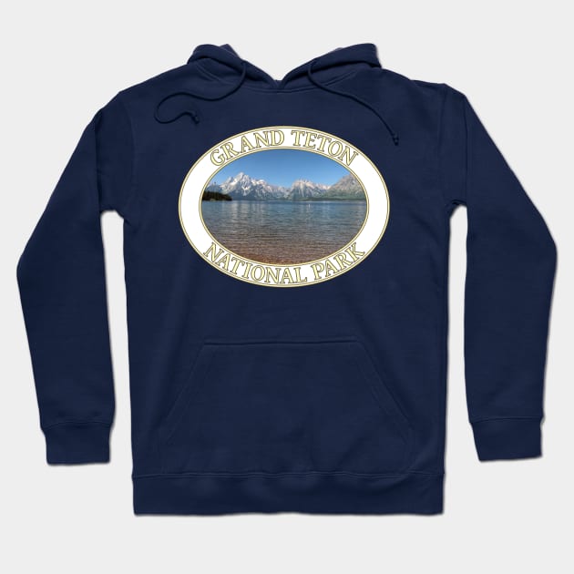 Jackson Lake at Grand Teton National Park in Wyoming Hoodie by GentleSeas